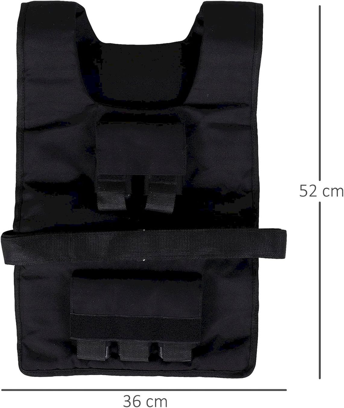 Panche per pesi: Verstellbare Gewichtsweste 20kg 36x52cm – Nuovo e nell'imballaggio originale da Bottighofen venduto da zaap 6