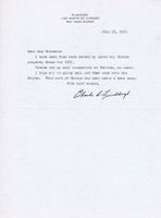 Charles A. Lindbergh 1902-74 Brief Schweiz-USA 1971