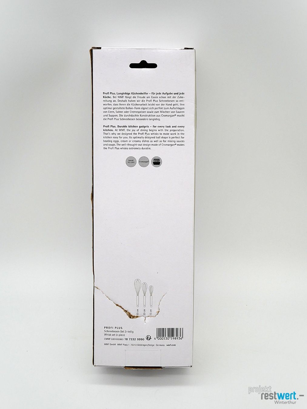 WMF Elettrodomestici da cucina: WMF  Schneebesen Set Profi Plus 3-teilig – Nuovo (secondo la descrizione) da Winterthur venduto da Restwert_Winterthur 4