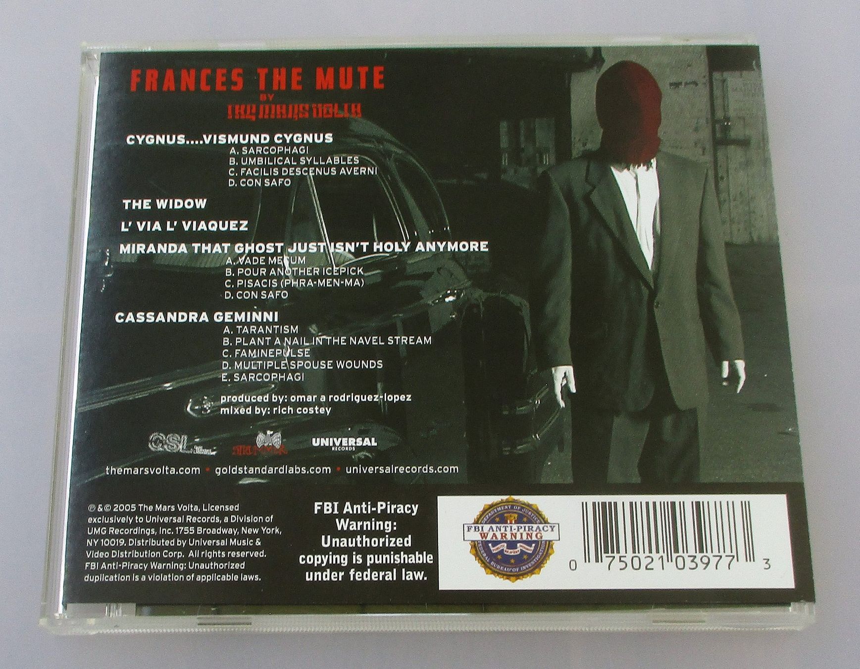 CD: THE MARS VOLTA - Frances The Mute – Usato da Wattwil venduto da Muriel11 1