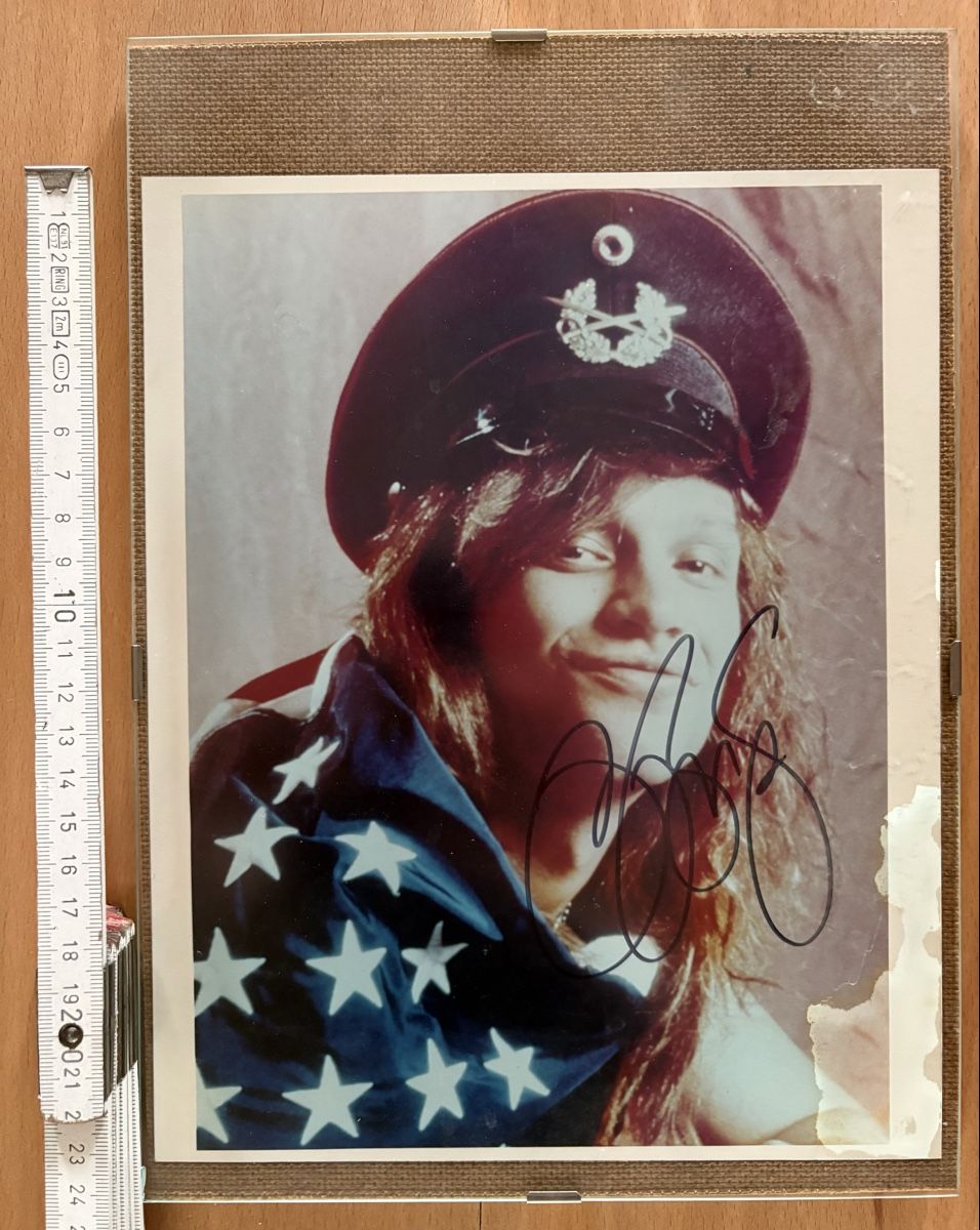 Autografi: Jon Bon Jovi Autogramm – Difettoso da Winterthur venduto da Silimann