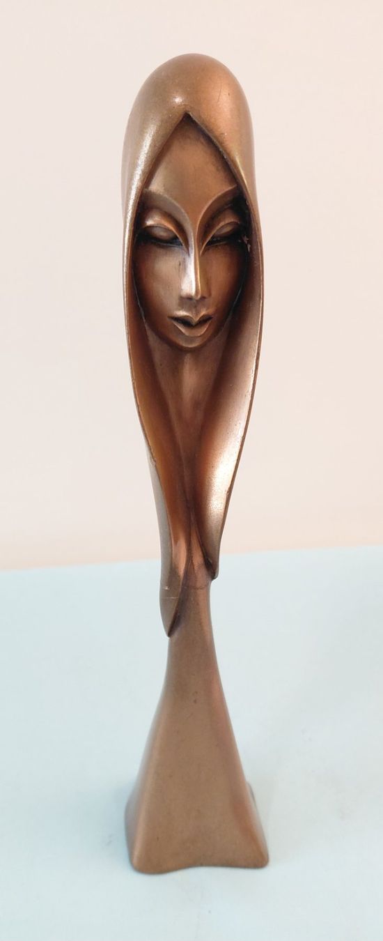 Skulpturen & Statuen: wunderschöne Messing-Madonna – Gebraucht aus Zürich von Rosys