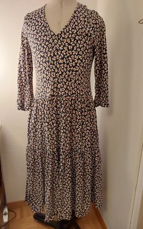 Jersey Kleid Lana Baumwolle 38 dunkelblau