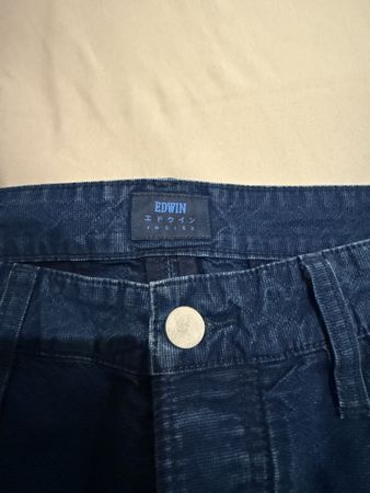Pantalons EDWIN 32x32 indigo 100% coton