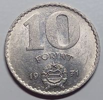 UNGARN - 10 FORINT 1971 - IN MUENZKARTON - EXZELLENT