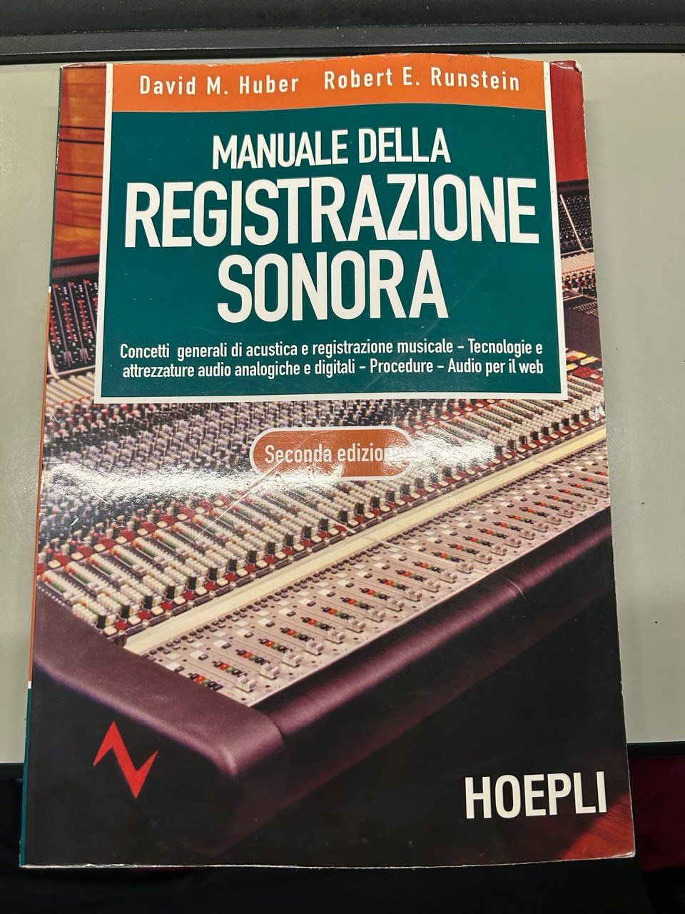 Libri: Libro Manuale della registrazione sonora – Usato da Giubiasco venduto da LorisVale