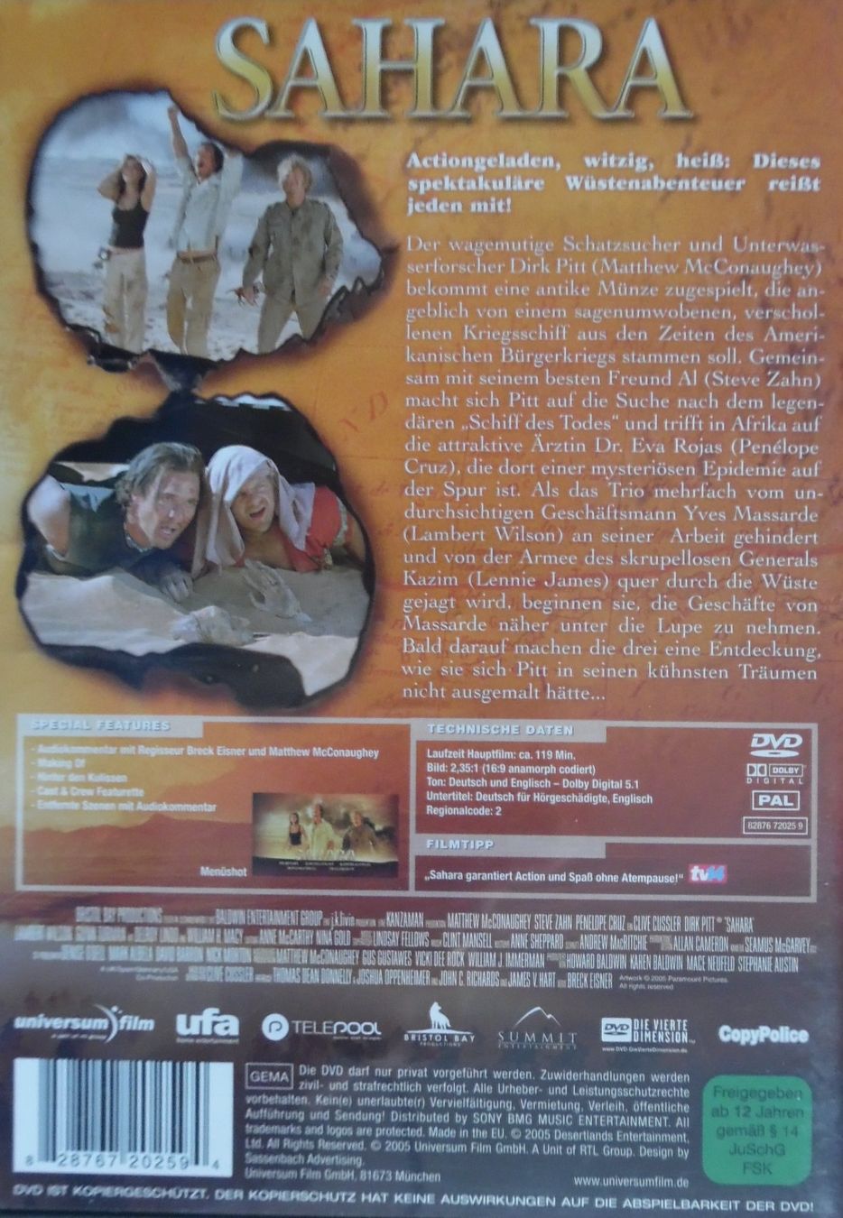 Tutti i DVDs: SAHARA, Abenteuer in der Wüste – Usato da Bellinzona venduto da Luna093 2