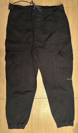 Pantalon cargo noir Bershka Homme - Taille XL