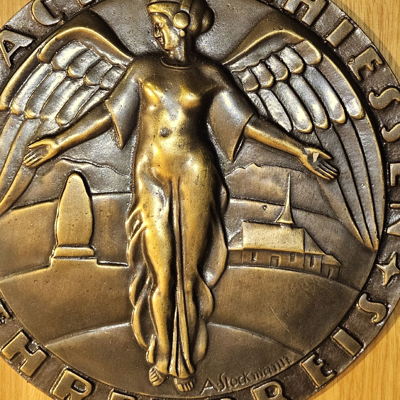 Medaglie: Medaille Ehrenpreis Bronze Guss A.Stockmann 1982 – Usato da Kriens venduto da gra_fhn7
