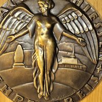 Medaille Ehrenpreis Bronze Guss A.Stockmann 1982