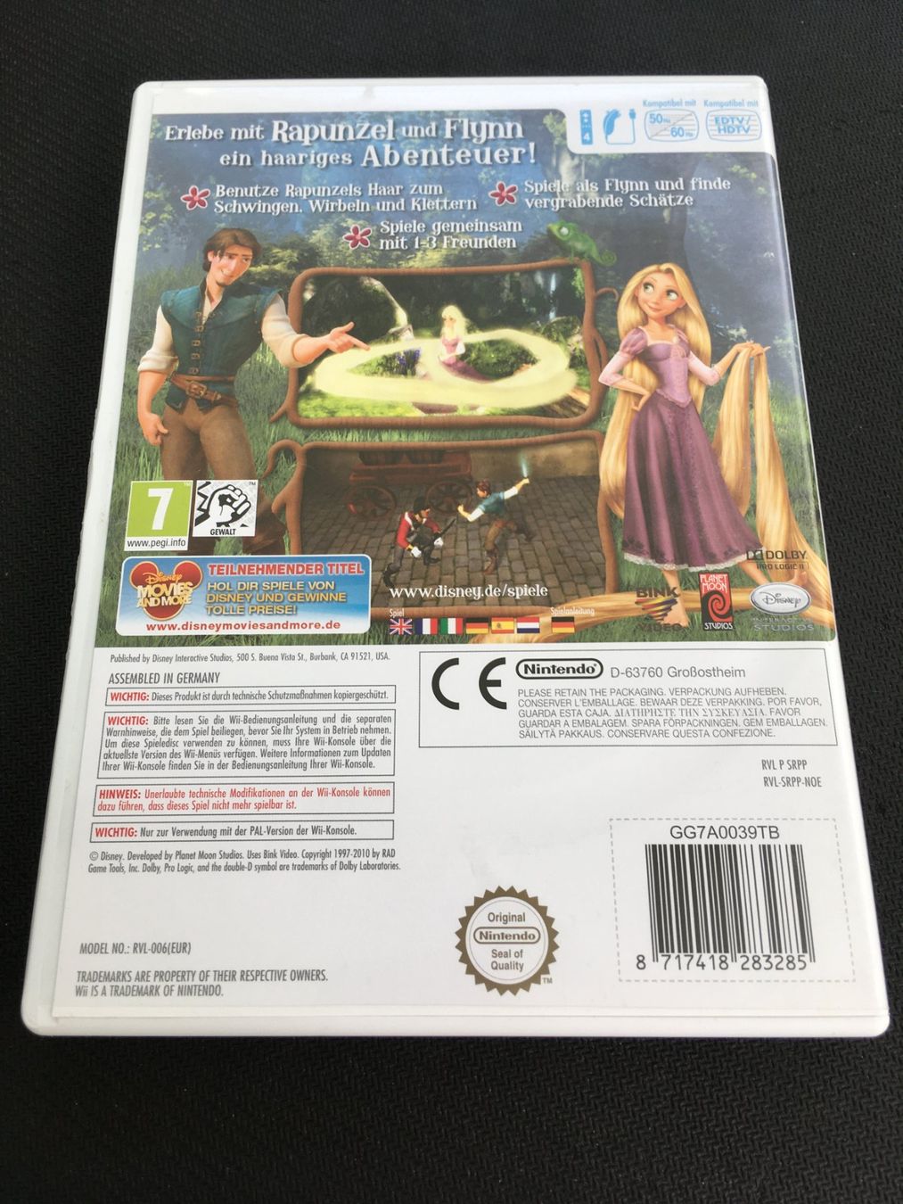 Nintendo Spiele: Rapunzel Neu Verföhnt - Nintendo Wii – Gebraucht aus St.Gallen von Punktchen01 1