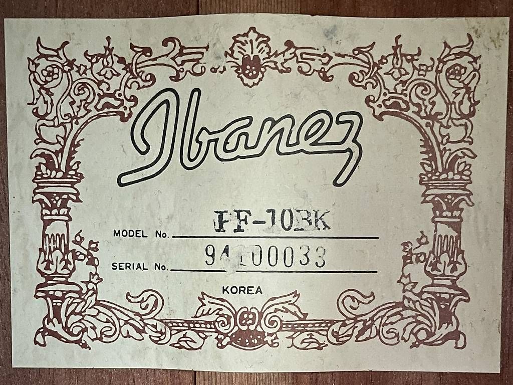 Strumenti musicali: Gitarre Ibanez Performance schwarz inklusive Tragetasche – Usato da Lyss venduto da mar_fyg5 4