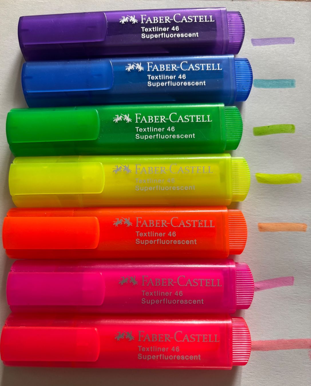 Faber-Castell Stifte & Marker: Faber-Castell Textliner 46 Superfluorescent 7+1 Set – Gebraucht aus Pfäffikon ZH von Emporos_42 1