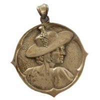 Schützenmedaille VD 1954 Lausanne (Offizieller Anhänger)