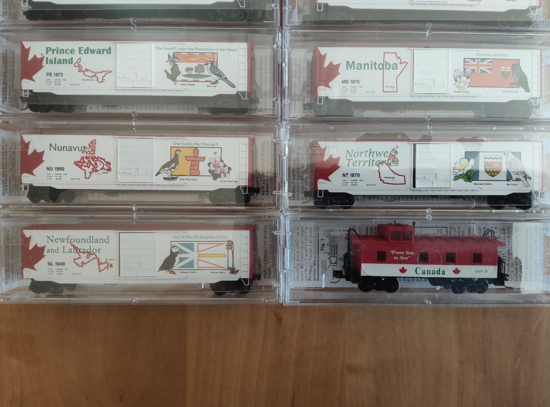 Modellini di ferrovie: Micro-Trains Sammler Set Kanada – Usato da Siebnen venduto da han_xck2 2