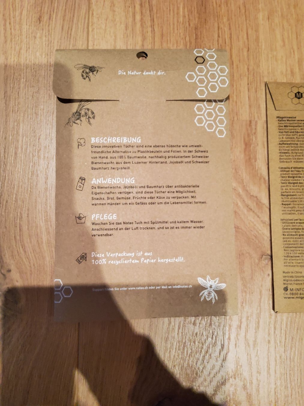 Altro per cucinare: Bienenwachstücher – Nuovo e nell'imballaggio originale da Sax venduto da Kieselstei 1