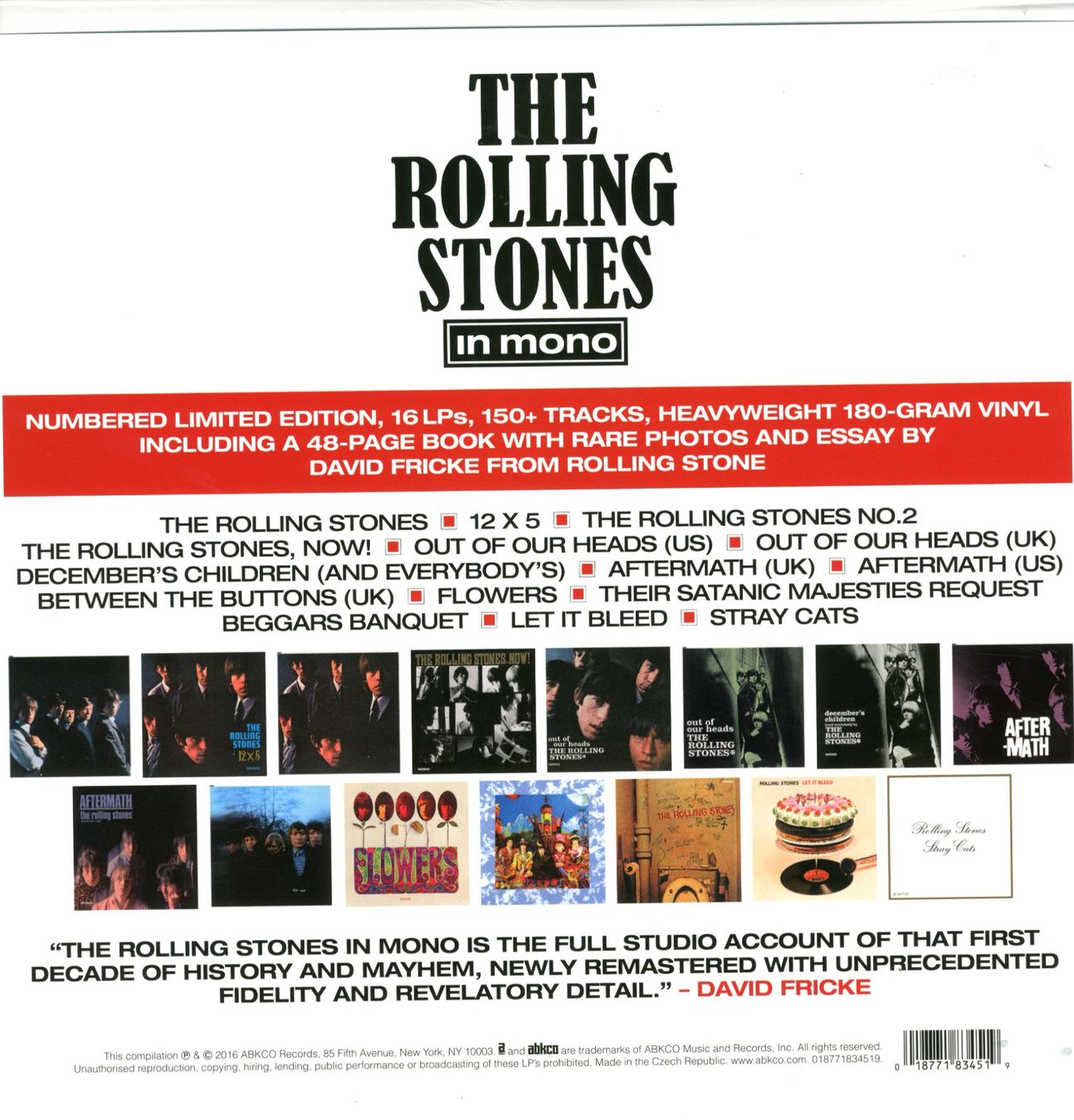 Dischi in vinile: Rolling Stones Box in Mono 16 LP's – Nuovo (secondo la descrizione) da Niederrohrdorf venduto da ursgut-vinyl 2