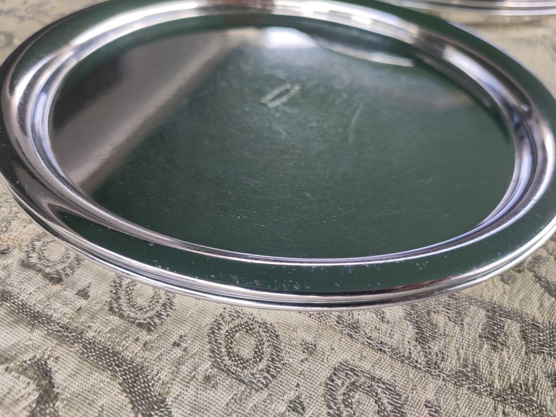 Piatti di portata: 6er Set Silber Tabletts Serviertabletts Ø ca. 21cm /28.5cm – Usato da Gipf-Oberfrick venduto da minini 3