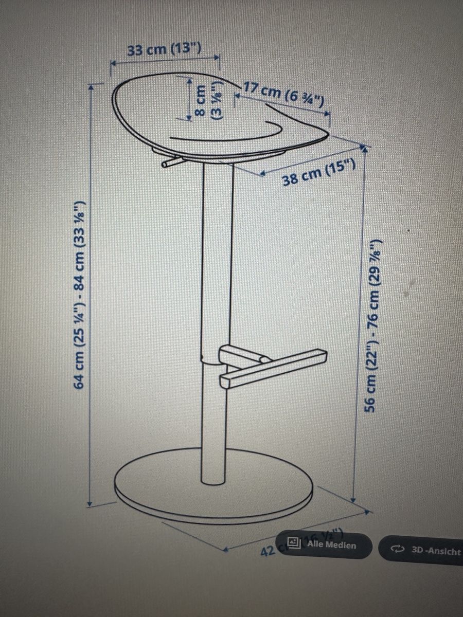Ikea Sgabelli: 3 Barhocker / Tresenhocker Janinge – Usato da Liestal venduto da jaq_hj95 2