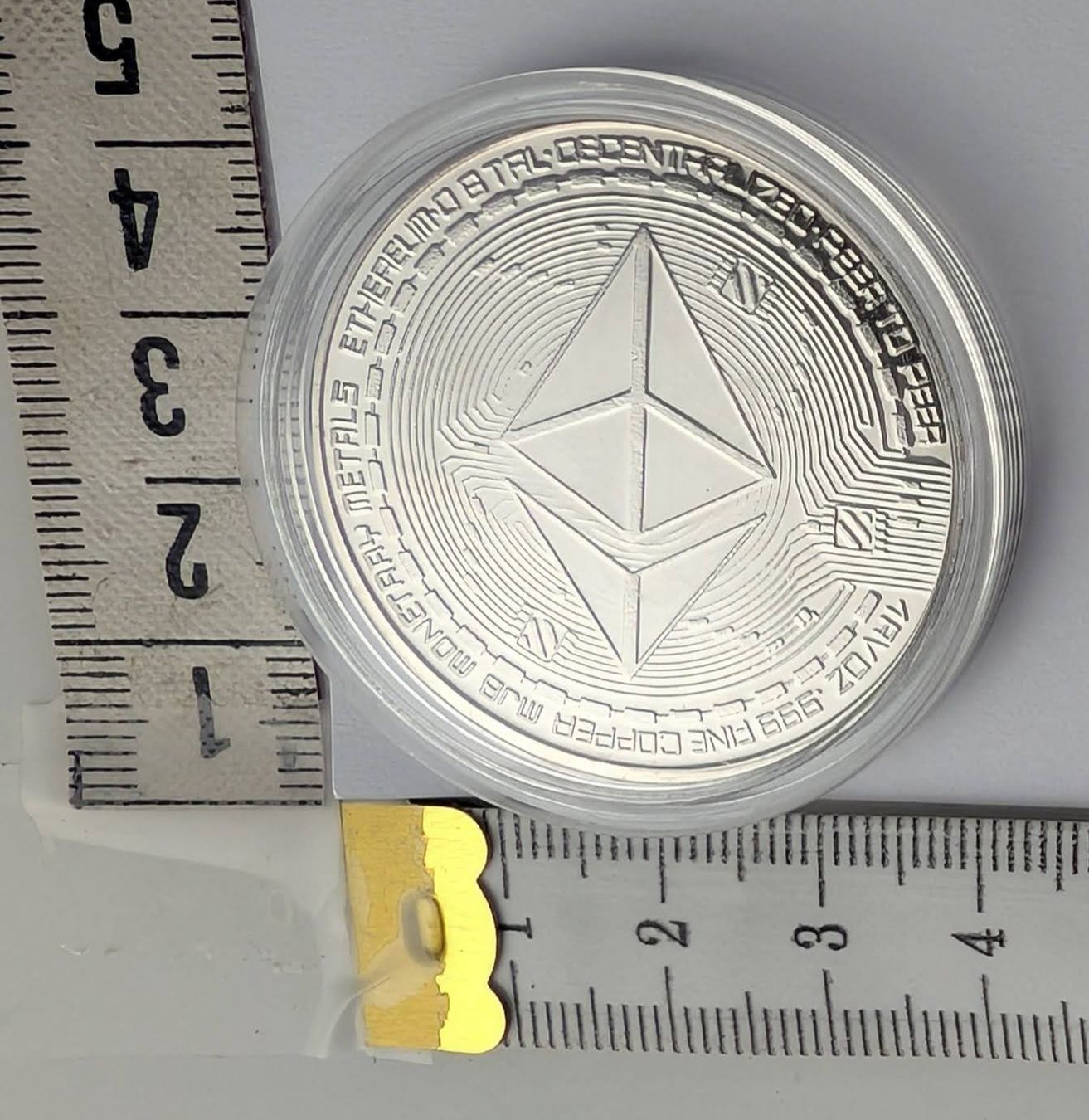 Tutti le monete: silbrige ETH / Ethereum Münze, Neu! – Nuovo (secondo la descrizione) da Zürich venduto da axolottchen 2
