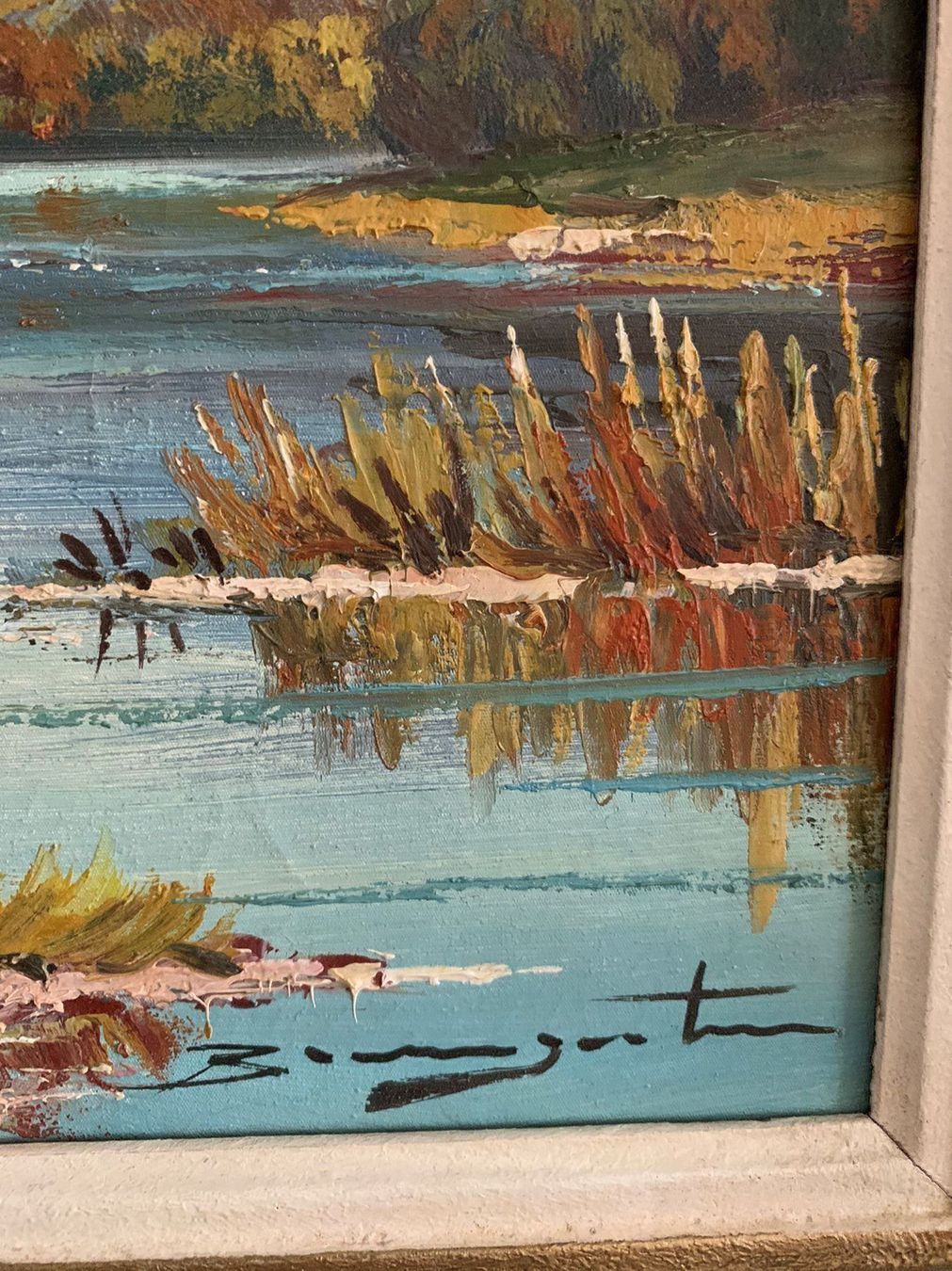 Tableaux: Baumgartner ,Orig.Landschaftsgemälde – D'occasion à Biel/Bienne par Katja01112 1