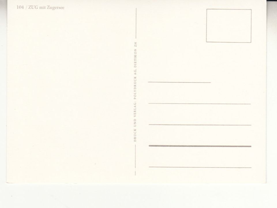 Cartes postales: Zug ca. 1970 – D'occasion à Bürglen TG par StampGraf 1