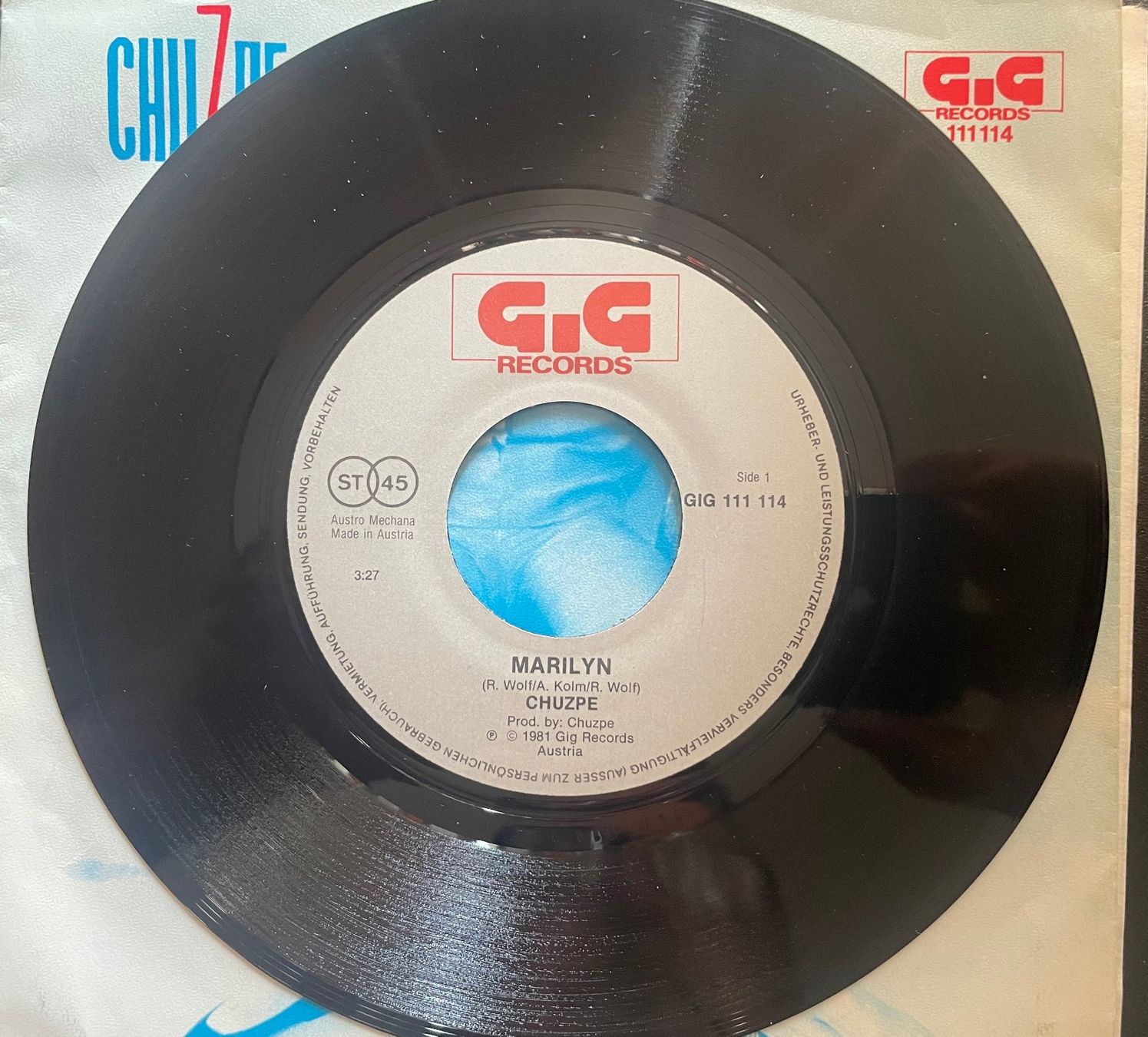 Dischi in vinile: 7", Chuzpe, Marilyn, A – Usato da Kleinlützel venduto da Vinylspezi 1
