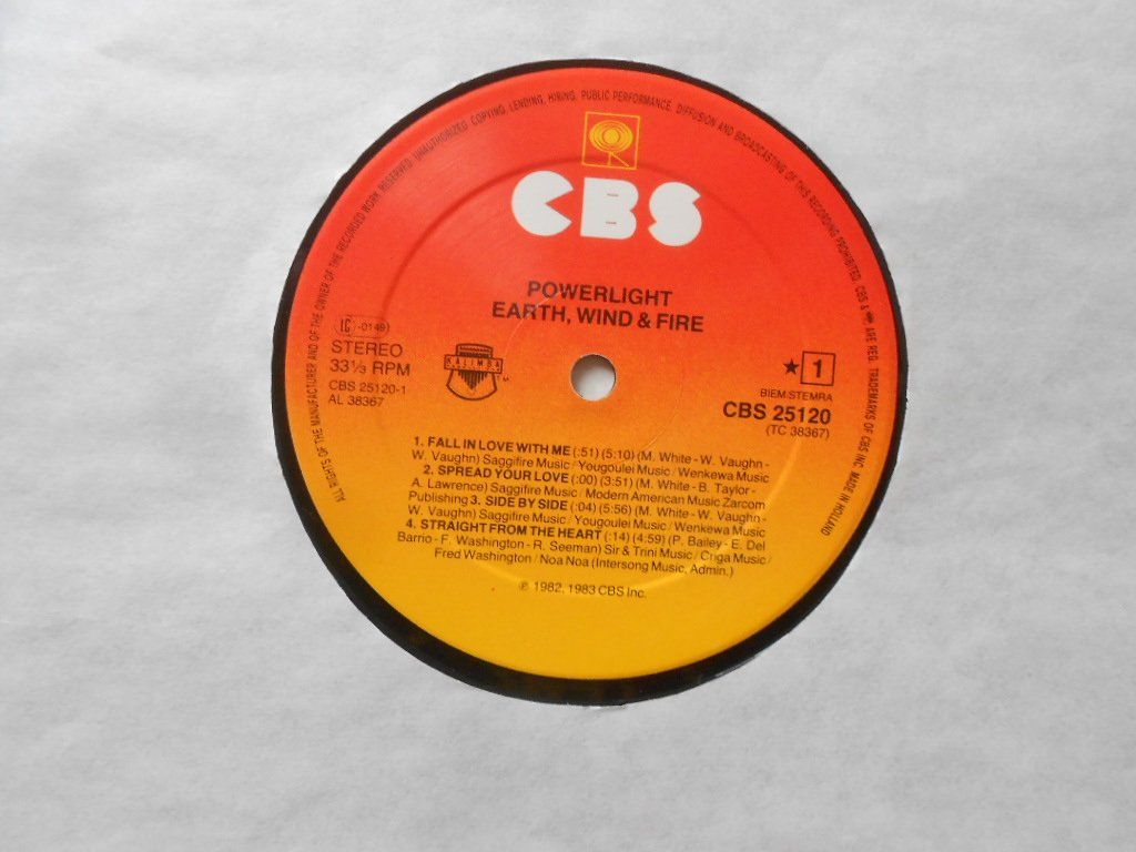 Dischi in vinile: EARTH WIND & FIRE  -  POWERLIGHT – Usato da Bex venduto da Giorgiob 3