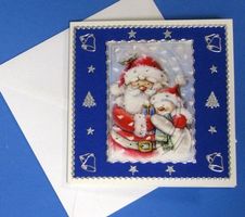 Karte Nikolaus mit Schneemann
