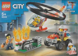 LEGO CITY 60248 L'ELICOTTERO DEI POMPIERI new‪