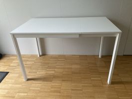 Ikea Ausziehtisch Vihals weiss
