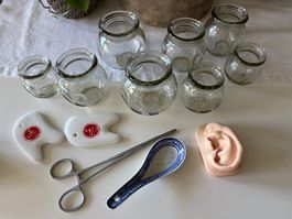 Schröpfgläser Glas und Anderes neu