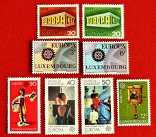 DEUTSCHLAND LUXEMBOURG EUROPA CEPT AUS 1967 -79** POSTFRISCH