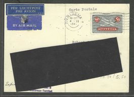 4.2.41 Flugpost-Karte/Marke Fz9z/2 Kleber