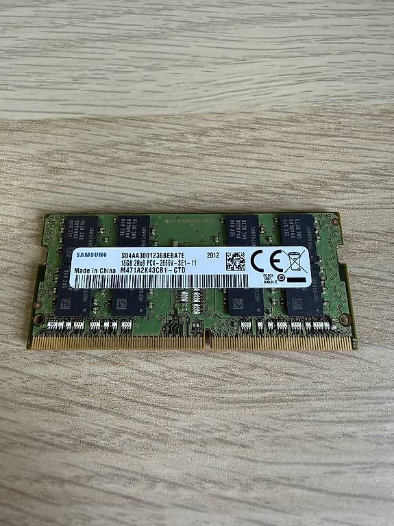 Memoria / RAM: 16GB DDR4 SODIMM – Usato da Belp venduto da apfelarzt
