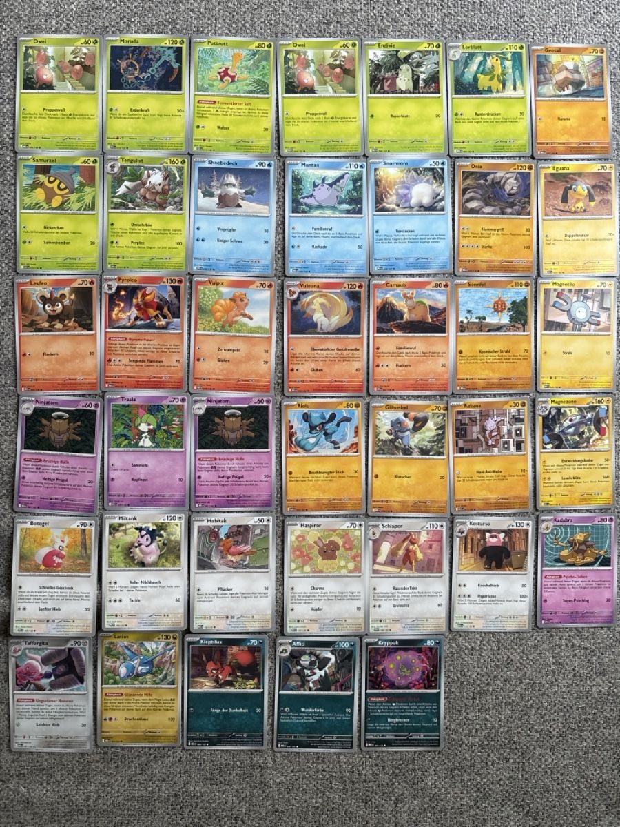 Cartes: Pokemon Karten Sammlung Herbst-Edition Mega- Entwicklung – Neuf (Voir description) à Uznach par Vintage2022.