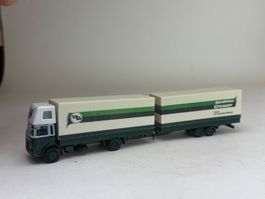 VE1- Herpa MAN Pritschen Lastzug Grewer