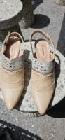 Tamiko Sommerschuhe Grösse 38 beige/grau Leder