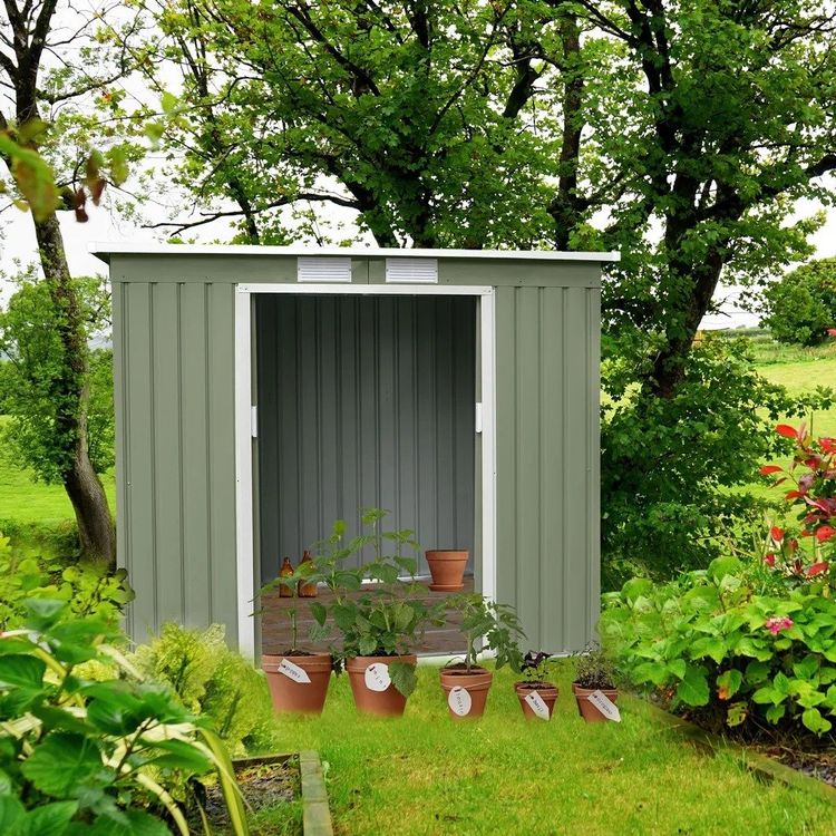 XL Metall Gerätehaus Geräteschuppen Schuppen Gartenhaus Pult Kaufen