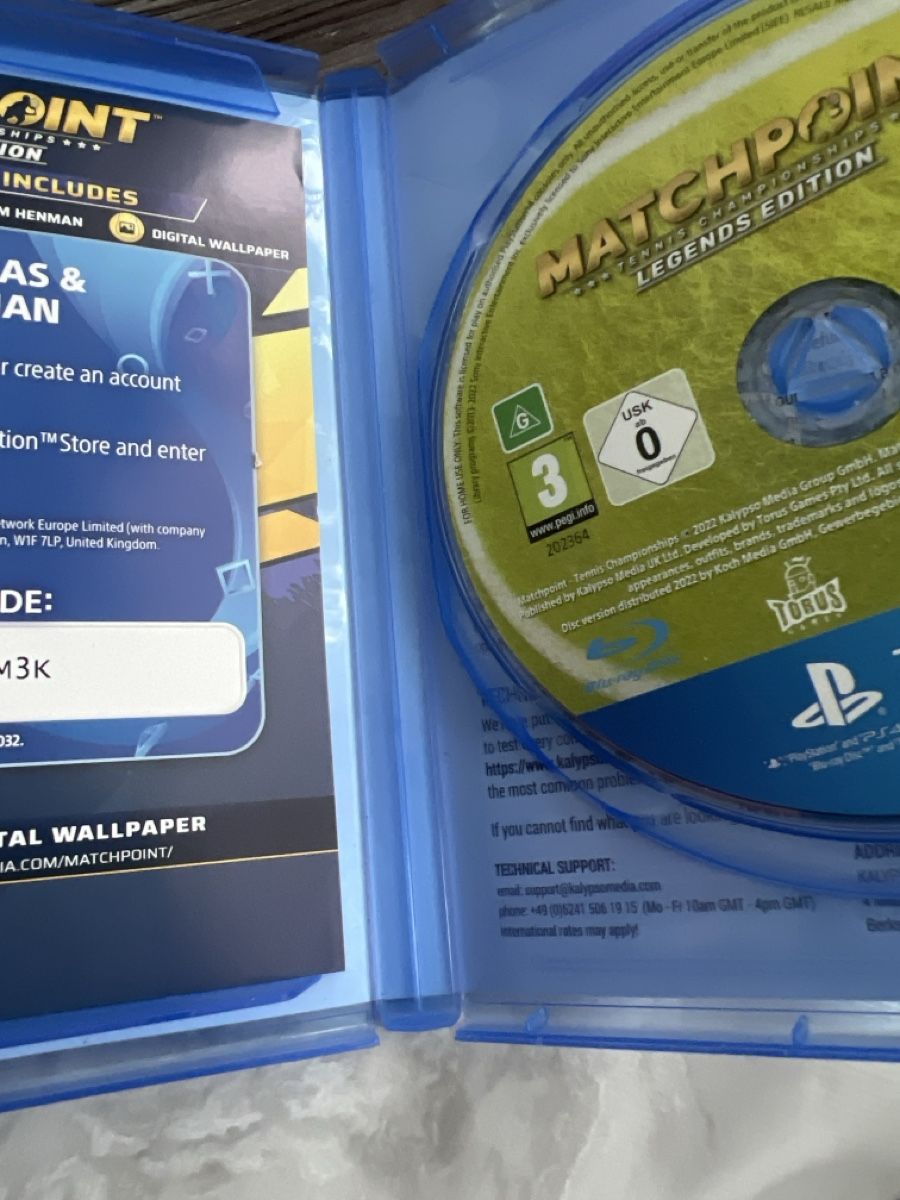 Spiele: Jeu PS4 Matchpoint Legends Edition TBE 🎾 – Gebraucht aus Biel/Bienne von DEGRIFE 2