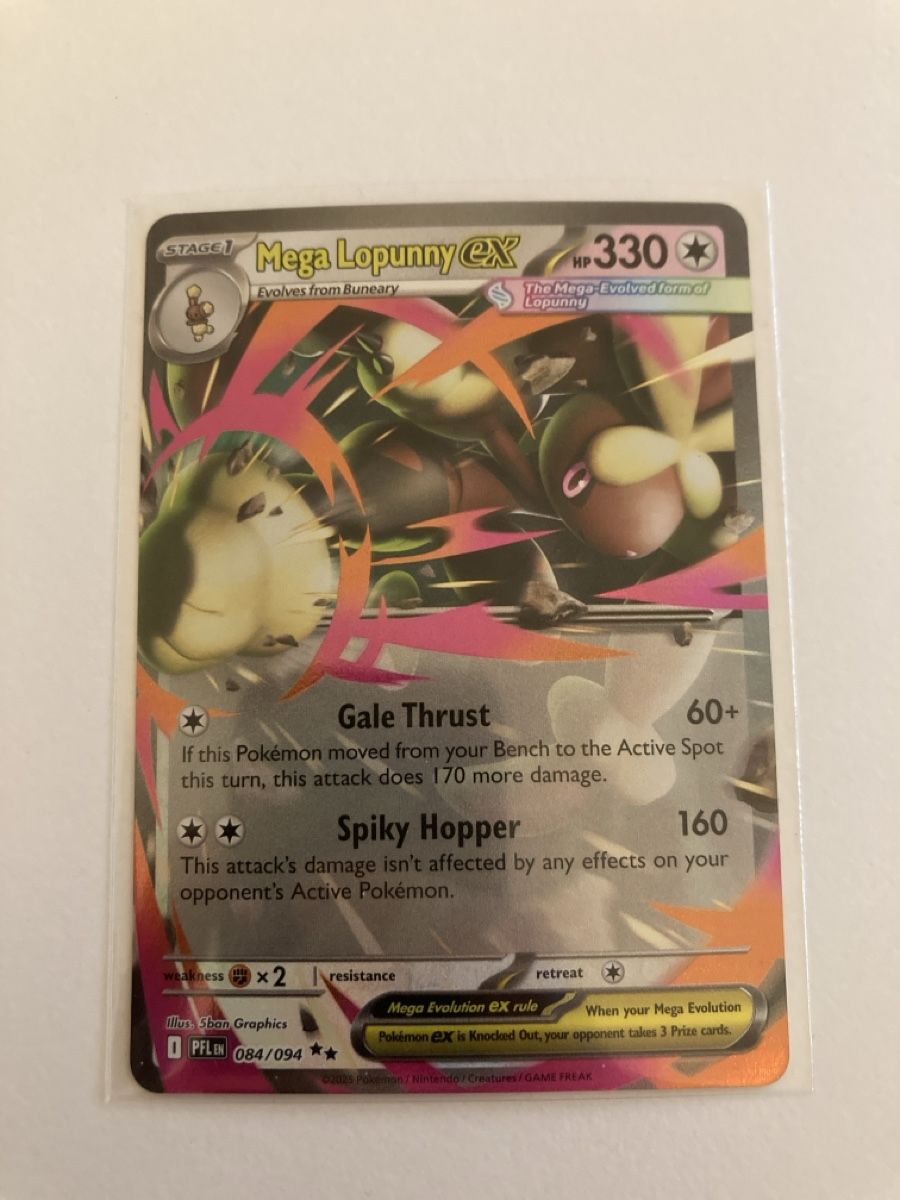 Pokémon Carte collezionabili: Mega Lopunny ex 084/094 EN – Nuovo (secondo la descrizione) da Wohlen AG venduto da Liridon22