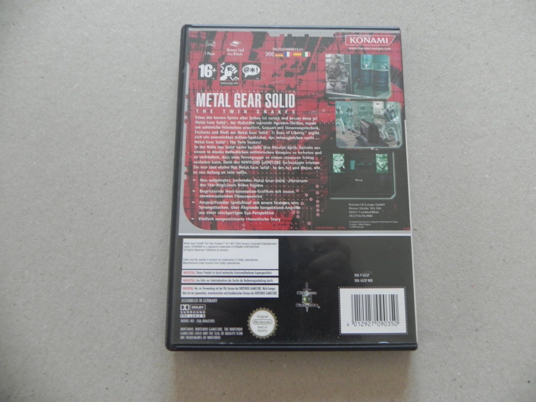 Nintendo Giochi: Nintendo GC Gamecube Spiel Metal Gear Solid 2004 Twin Snakes – Usato da Siebnen venduto da krimsie 1