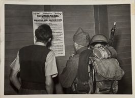 Militär, 2. Weltkrieg, Kriegs Mobilmachung, Pressefoto, TOP!