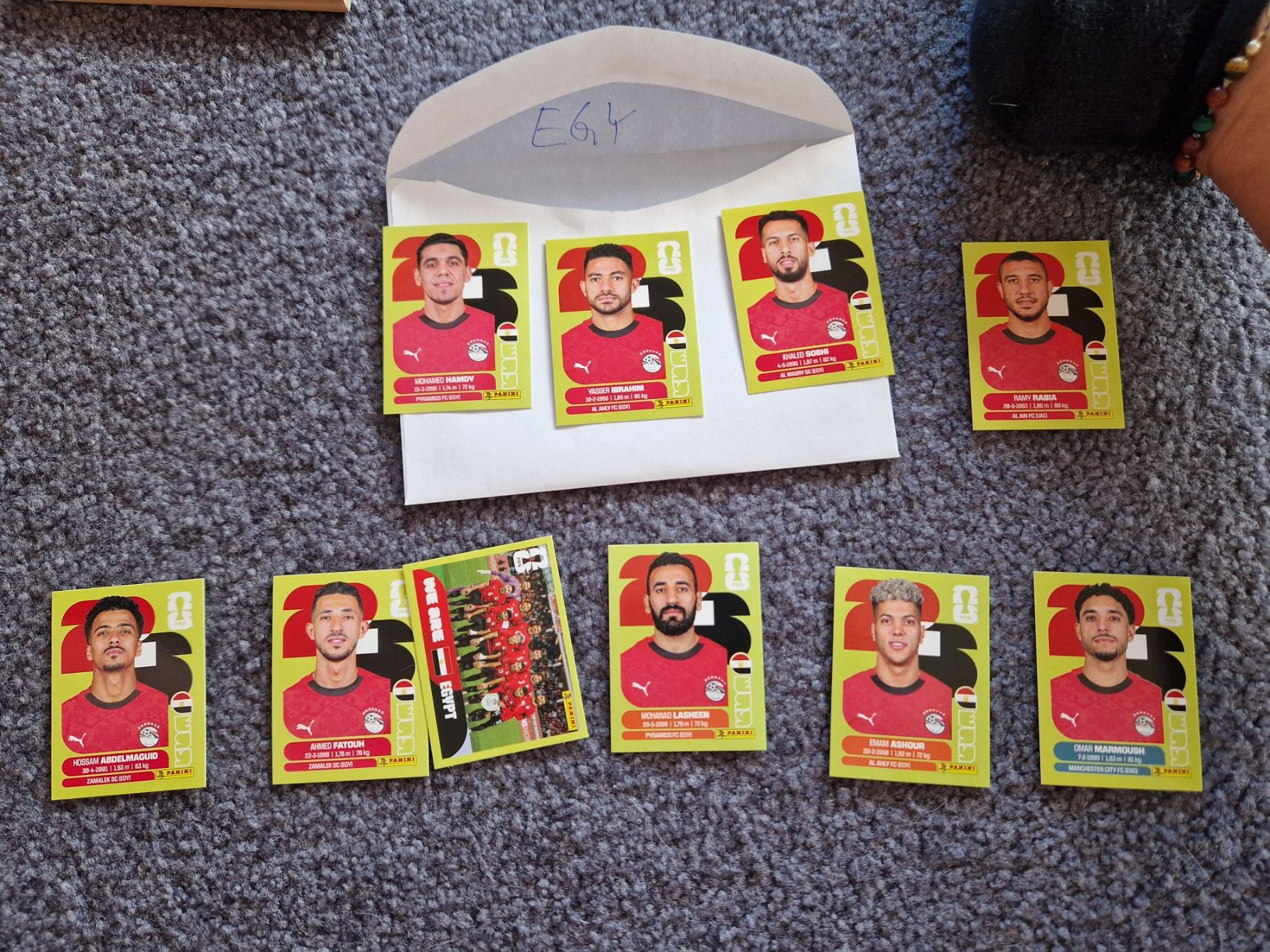 Panini Sammelbilder & Trading cards: Panini WM 2026 Sticker EGY – Gebraucht aus Metzerlen von SS01 1