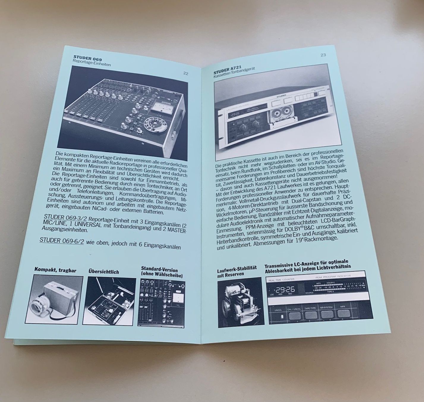 Documenti: ORIGINAL VINTAGE STUDER GESAMTPROGRAMM – Nuovo (secondo la descrizione) da Seuzach venduto da torensu 3