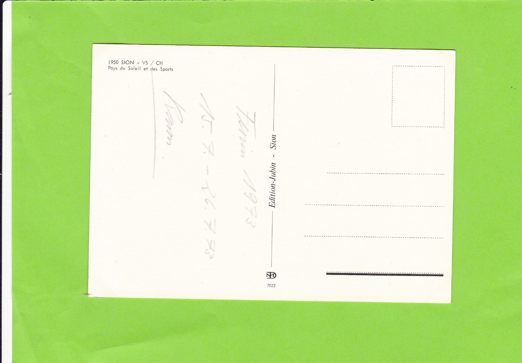 Cartes postales: Sion – D'occasion à St. Peterzell par neckertal 1