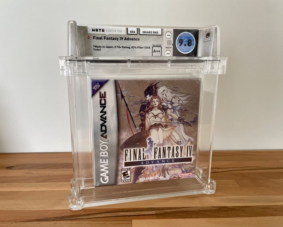 Nintendo GBA Final Fantasy IV Sealed, Neu höchster Grade (!) (Neu