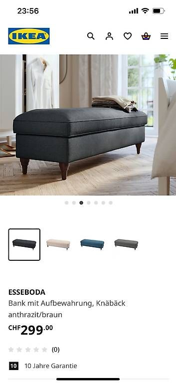 Truhen: Banktruhe von Ikea NP 299,- – Neu (gemäss Beschreibung) aus Niederhasli von moonstars