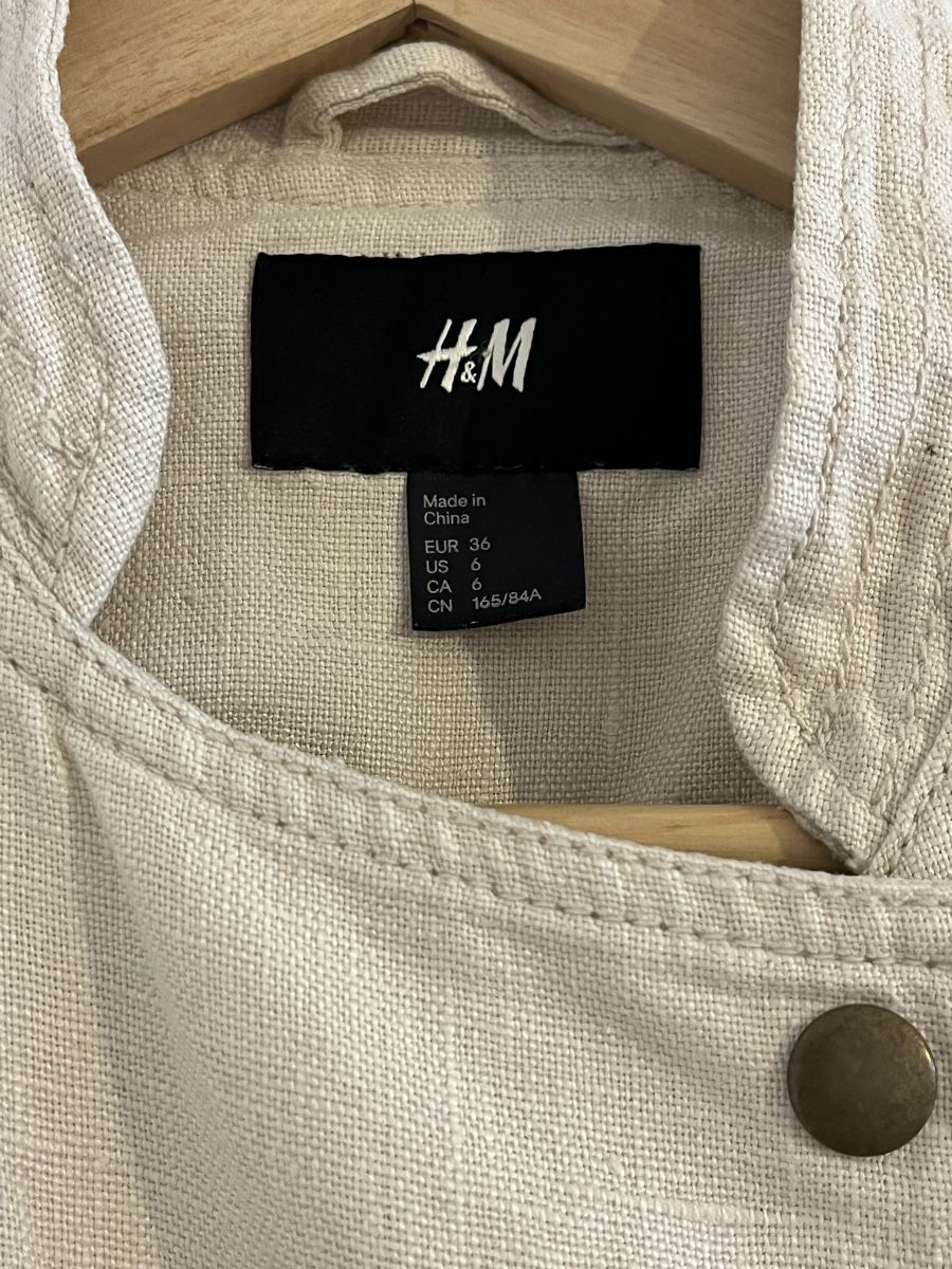 H&M Jacken: H&M Bikerjacke 100% Leinen, Gr. 36 – Gebraucht aus Zürich von vintage_for_you 2