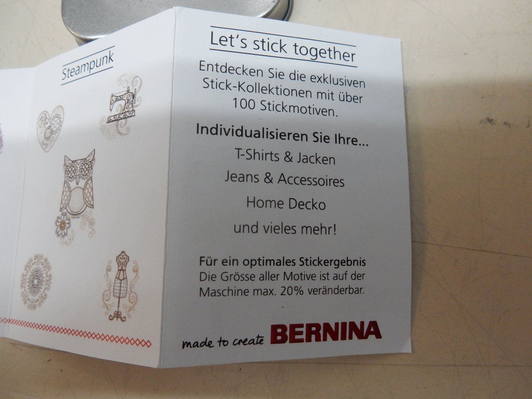 Macchine da cucire: Bernina Stickmotiv – Usato da Watt venduto da Mariposa49 4